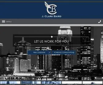 Jclarkbaird.com(Firm Review. Louisville KY Lawyer. J. Clark Baird PLLC) Screenshot