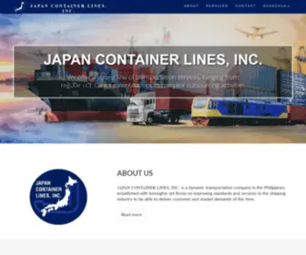 Jcli.com.ph(JAPAN CONTAINER LINES) Screenshot