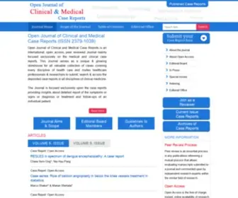 Jclinmedcasereports.com(Open Journal of Clinical and Medical Case Reports) Screenshot