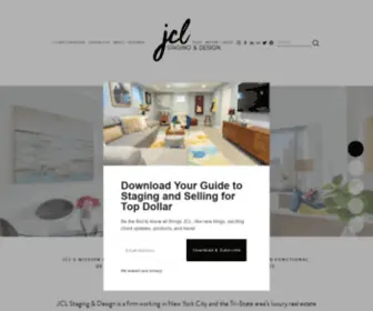 JCLstaging.com(JCL STAGING & DESIGN) Screenshot