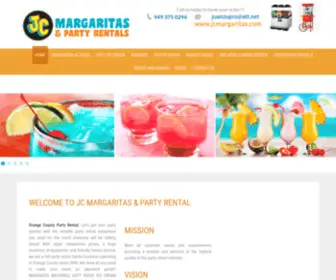 Jcmargaritas.com(Jc Margaritas & Party Rental) Screenshot