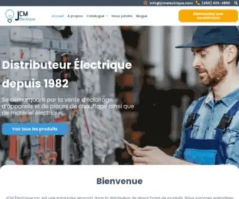 Jcmelectrique.com(JCM Electrique) Screenshot