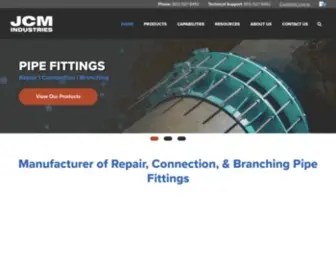 Jcmindustries.com(Repair, Connection, & Branching Pipe Fittings) Screenshot