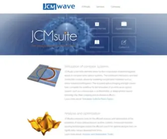 JCmwave.com(Complete Finite Element Technology for Optical Simulations) Screenshot