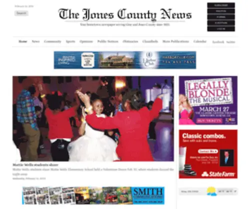 Jcnews.com(Jones County News) Screenshot