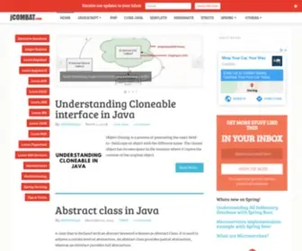 Jcombat.com(The Home of Learning Technology) Screenshot