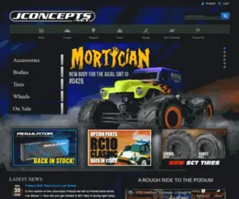 Jconcepts.net(Remote control cars) Screenshot