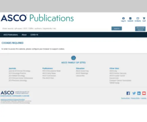 Jco.org(Journal of Clinical Oncology) Screenshot