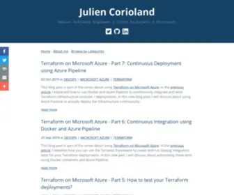 Jcorioland.io(Jcorioland) Screenshot