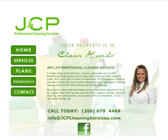 JCPcleaningservices.com(JCP Professional Cleaning Services) Screenshot