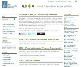 JCP.org(The Java Community Process(SM) Program) Screenshot
