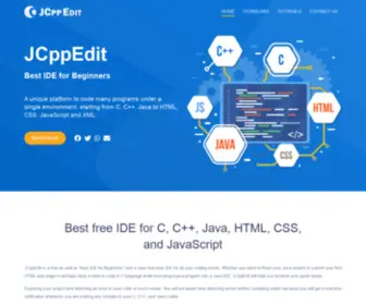 JCppedit.com(Best IDE for Beginners) Screenshot