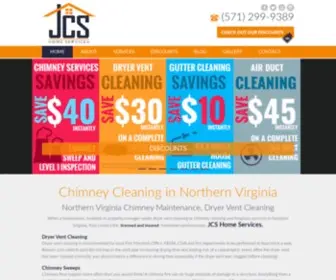 JCS-Homeservices.com(Chimney Cleaning Northern Virginia) Screenshot