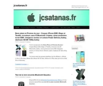 Jcsatanas.fr(Sélections et tests d'accessoires pour iPhone) Screenshot
