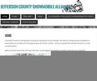 Jcsawi.org(Jefferson County Snowmobile Alliance) Screenshot