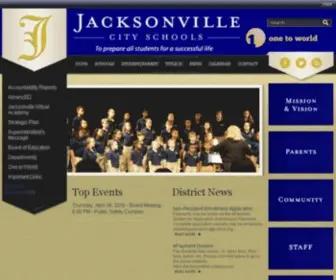 JCsboe.org(Jacksonville City Schools) Screenshot