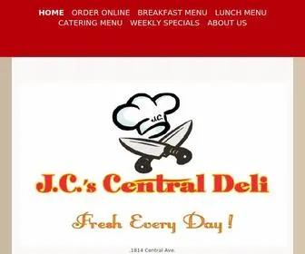 JCscentraldeli.com(Schenectady) Screenshot