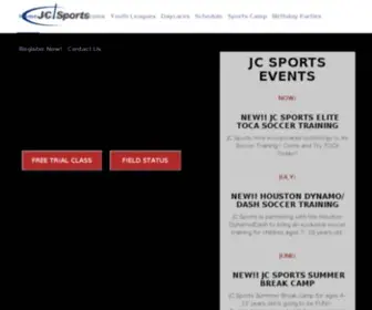 JCsportshouston.com(JC Sports Houston) Screenshot