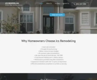 JCsremodelingllc.com(Bathroom, Kitchen, Basement, Replacement Windows) Screenshot