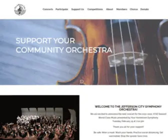 JCSYMphony.org(jcsymphony) Screenshot