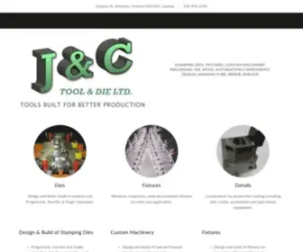 Jctool.com(J&C Tool and Die) Screenshot