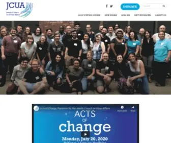 Jcua.org(Jewish Council on Urban Affairs) Screenshot