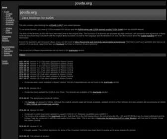 Jcuda.org(Java bindings for CUDA) Screenshot