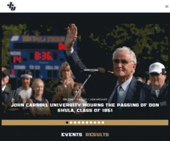 Jcusports.com(John Carroll University Athletics) Screenshot