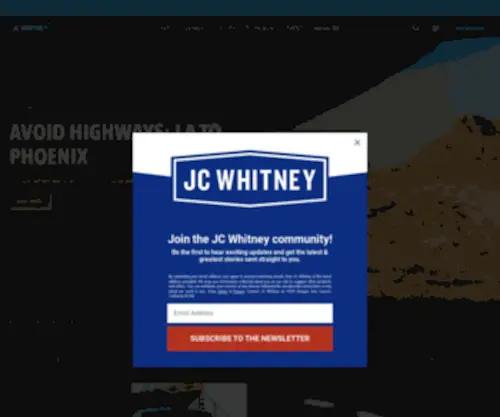 JCwhitney.com(JC Whitney) Screenshot