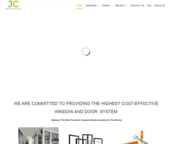 Jcwindoor.com(Jc windows and doors manufacturer) Screenshot