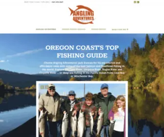 JD-Anglingadventures.com(Oregon Coast Fishing Guide Winchester Bay Coos Bay Umpqua) Screenshot