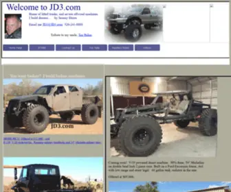 JD3Trucks.com(Custom fabrication of Lifted Trucks and Jeeps) Screenshot