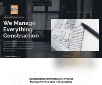 Jda-Consulting.com(Construction Project Management & Administration) Screenshot