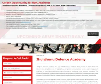 Jdafpi.com(Jhunjhunu Defence Academy) Screenshot