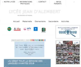 Jdalembert.org(Lycée) Screenshot