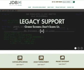 Jdbit.com(JDB IT Application & Website Development) Screenshot