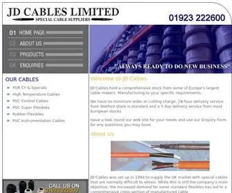 Jdcables.com(JD Cables) Screenshot