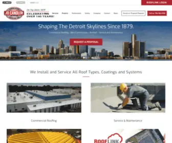 Jdcandler.com(JD Candler Roofing) Screenshot