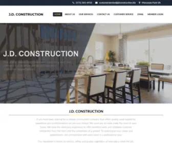 Jdconstruction.biz(J.D) Screenshot