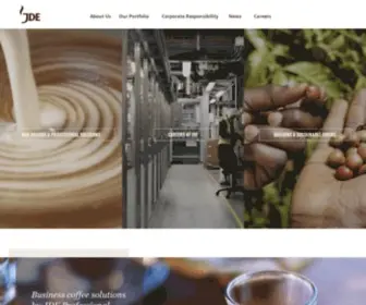 Jdecoffee.com(Jacobs Douwe Egberts) Screenshot
