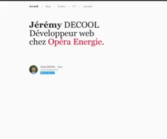 Jdecool.fr(༼☉ɷ⊙༽) Screenshot