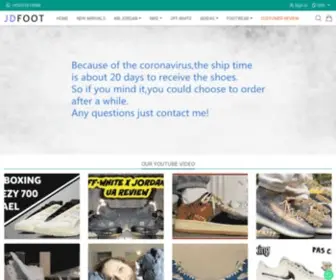 Jdfoot.com(Air Jordan) Screenshot