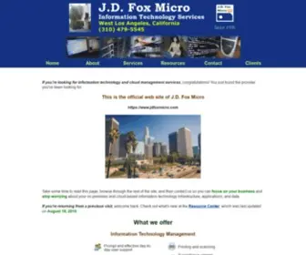 Jdfoxmicro.com(Fox Micro) Screenshot