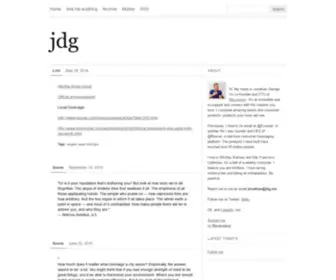 JDG.net(Hi. My name) Screenshot