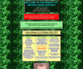 Jdhartsell.com(Jim and Connie's Web) Screenshot