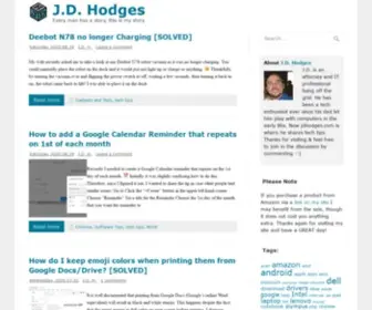 Jdhodges.com(Since 2000) Screenshot