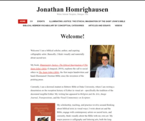 Jdhomie.com(Jonathan Homrighausen) Screenshot