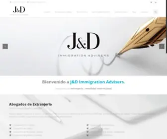 Jdimmigration.es(JD Immigration) Screenshot