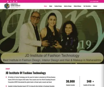 Jdinstitutemaharashtra.in(Best Fashion and Interior Designing College/Institute in India) Screenshot