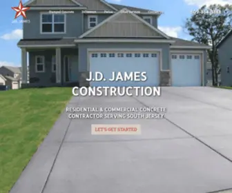 Jdjamesconstruction.com(J.D) Screenshot